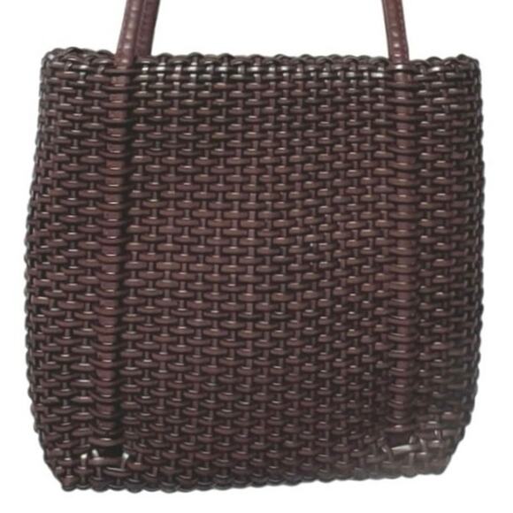 Nine West | Small Brown Woven Shoulder Bag - Picture 3 of 5